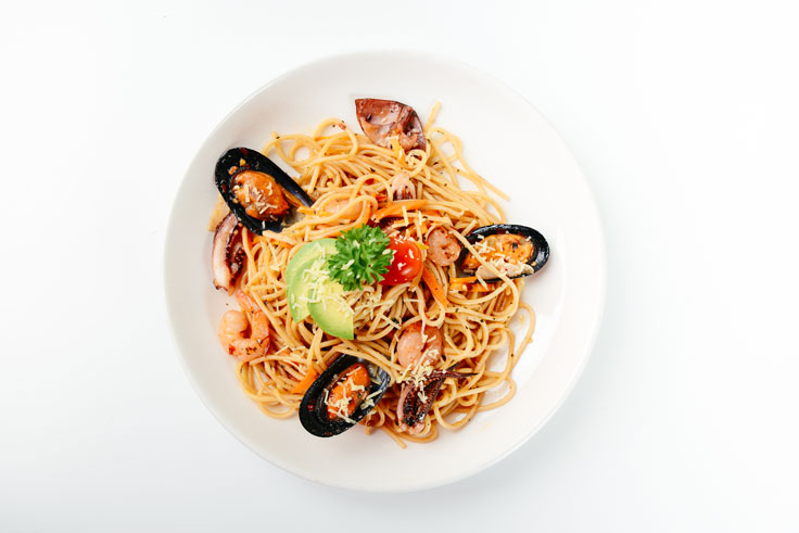 Seafood Aglio Olio